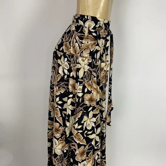 The Great. The Long Highland Maxi Skirt Vintage Hawaiian Floral 0